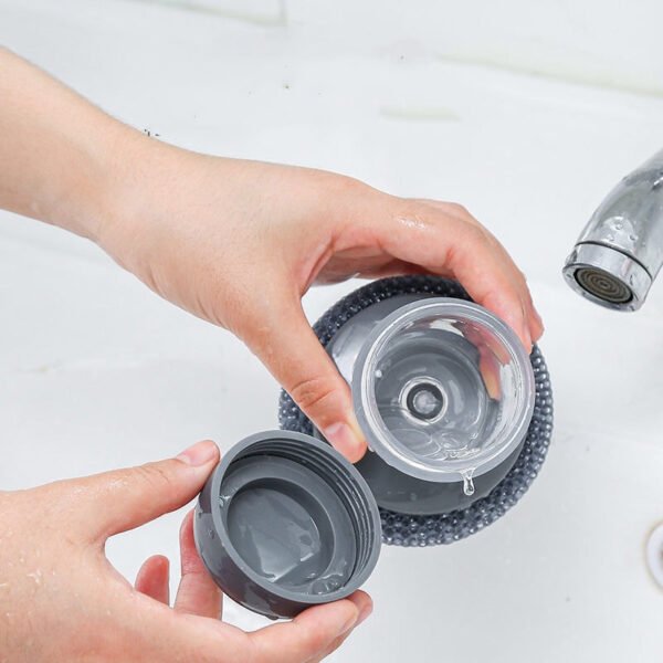 1614154270049.jpg Kitchen Soap Dispensing Palm Brush Cleaner Push-type Brush Kitchen Detergent Tools