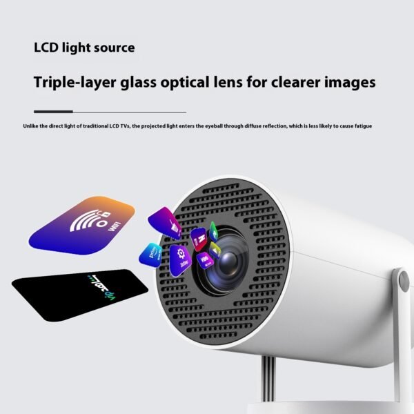 1d293389-6bc7-46a1-b9c3-41c9ca9b620a_trans.jpeg Portable Projector Small Straight Projector For Home Use 180 Degrees Projection Angle Automatic Focus Home Video Projector