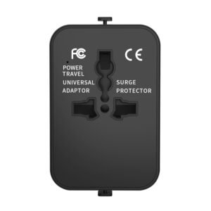 Travel Adapter Worldwide All In One International Power Adapter Universal Adapter Plug With 2.1A Dual USB Charging Ports For Asia Europe UK AUS And USA