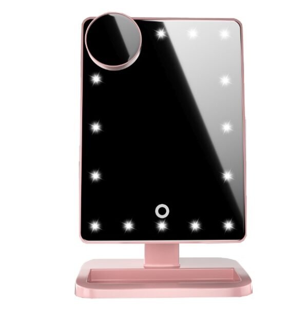 3772660575875.jpg Touch Screen Makeup Mirror With 20 LED Light Bluetooth Music Speaker 10X Magnifying Mirrors Lights