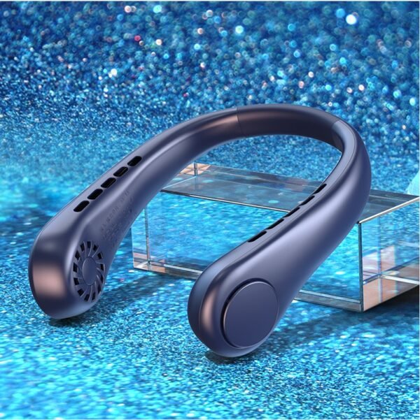 3ce53b66-eb0b-4a31-97e1-fbb323d17c9a.jpg New Mini Neck Fan Portable Bladeless Hanging Neck Rechargeable Air Cooler Mini Summer Sports Fans