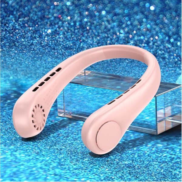 6032ca3e-d635-442d-9f75-67b8ca713fb9.jpg New Mini Neck Fan Portable Bladeless Hanging Neck Rechargeable Air Cooler Mini Summer Sports Fans