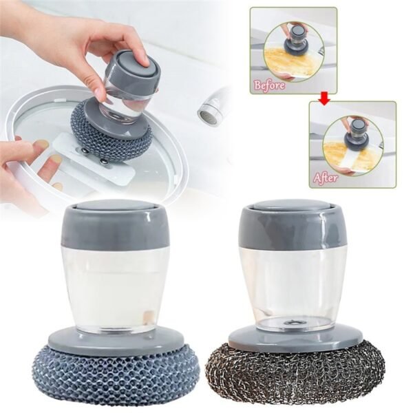 67c1b02d-a565-4ec2-88e3-4080fb85545a.jpg Kitchen Soap Dispensing Palm Brush Cleaner Push-type Brush Kitchen Detergent Tools