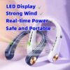 ae5cb8d4-54d6-48f6-82e3-ded2b6803d1a.jpg New Mini Neck Fan Portable Bladeless Hanging Neck Rechargeable Air Cooler Mini Summer Sports Fans