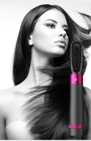 cef95f08-2c8c-442d-be2e-21b76d2ec532.jpg Professional 5 In 1 Hair Dryer Brush Dryer And Straightening Brush Electric Hair Styling Tool Automatic Hair Curler Beauty Supplies Gadgets