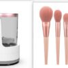 Electric Makeup Brush Cleaner Rechargeable Makeup Brushes Cleaning Tool Automatic Makeup Brush Cleaning Stand Device