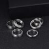 Stainless Steel Rotatable Spinner Ring - Moon & Star Anxiety Relief Band