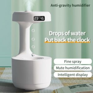 2139f920-47d6-48f6-9ae9-1b07241fb802.jpg Anti-Gravity Water Drop Humidifier & Essential Oil Diffuser with LED Clock Display