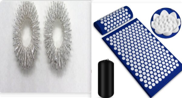 3b35aeb4-e397-4437-88de-8f9c138e5a69.jpg Acupressure Massage Mat & Pillow Set for Back, Neck & Foot Relief