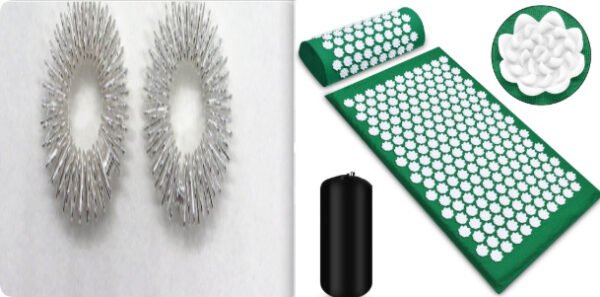 9995d376-4a20-4767-91ac-54e1e63f1d99.jpg Acupressure Massage Mat & Pillow Set for Back, Neck & Foot Relief