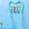 Multifunctional Manual Six-wheel Neck Massager Massage Relieve Roller Massage Tool